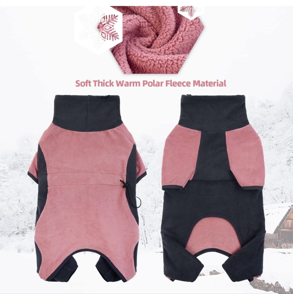 Dog Winter Coat Polar Fleece Pullover